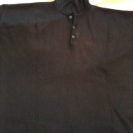 Мъжки пуловер тъмносин с 3 копчета размер XXL-XXXL, снимка 1 - Блузи - 15980413