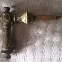 пет стари бронзови дръжки за врата, снимка 3 - Антикварни и старинни предмети - 20863011