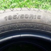 2бр летни гуми FIRESTONE TZ300 195/50R15 DOT5013 7mm дълбочина на шарката. Цената е за 2бр., снимка 3 - Гуми и джанти - 26164902