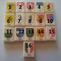  за колекция захарчета от авио линии кубчета 16 различни, снимка 2 - Колекции - 19594760