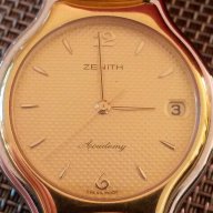 Зенит-Zenith,унисекс,злато- стомана,кварц-дамски часовник, снимка 16 - Мъжки - 12651436