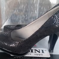 черни Дамски обувки - 39 номер, снимка 3 - Дамски обувки на ток - 21180803