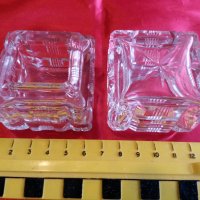 Комплект Свещници Шведско Кристално Стъкло, снимка 4 - Антикварни и старинни предмети - 25073804