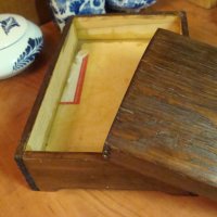 Дървена ръчно изработена кутия за бижута , снимка 4 - Декорация за дома - 24066955