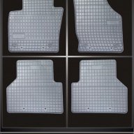 Гумени стелки за Ауди Q5 (2009+) сиви, снимка 1 - Аксесоари и консумативи - 12935680