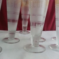 Ретро стъклени чаши вази , снимка 11 - Антикварни и старинни предмети - 20535443