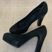 Красиви удобни черни обувки BILLI BI, снимка 1 - Дамски обувки на ток - 26188592