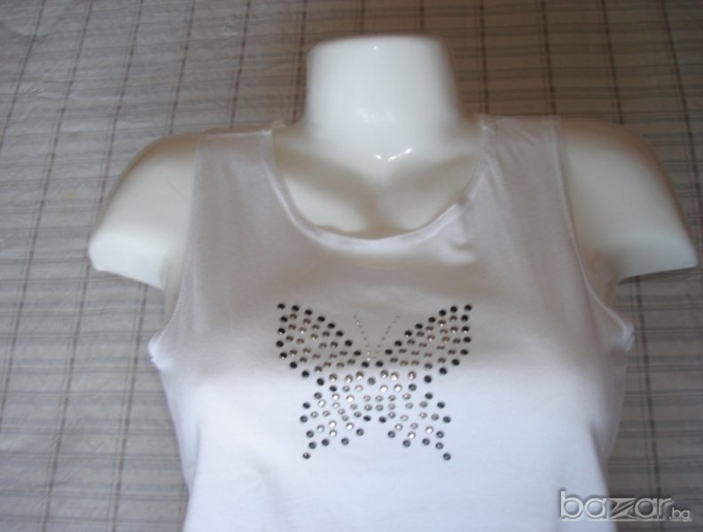 Lee Sport, бял дамски или за девойка потник, S , снимка 1