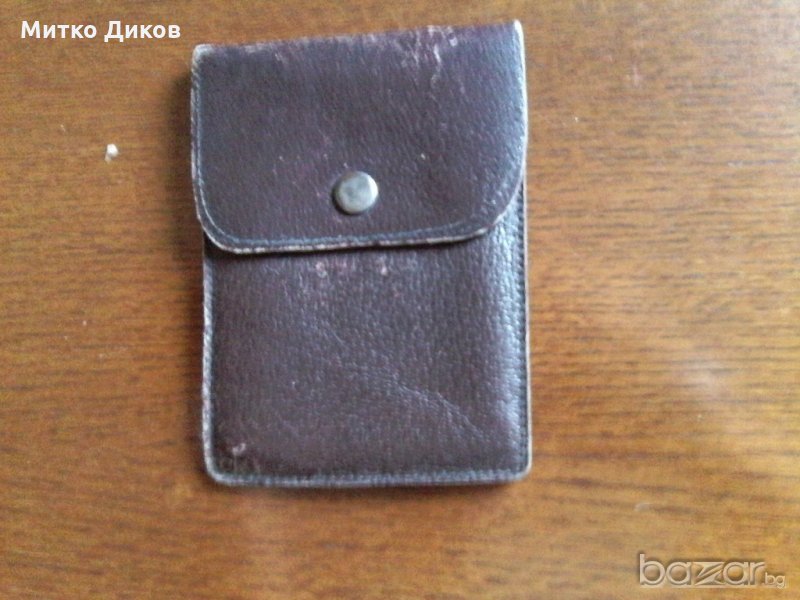 Кожено калъфчé кафяво 125х90 естествена кожа, снимка 1