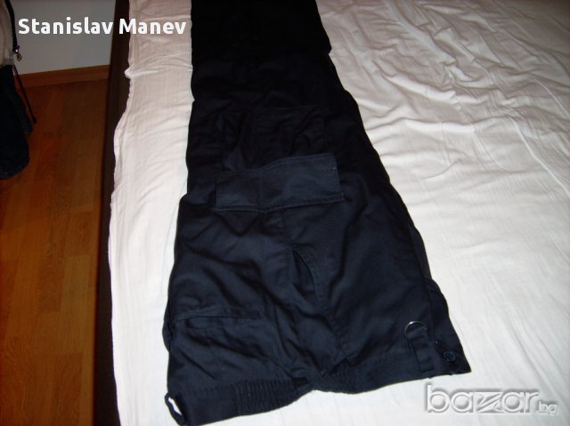 Тъмнно син панталон тип карго номер 30., снимка 4 - Панталони - 12313870