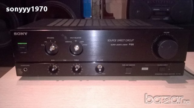 sony ta-f120a-amplifier-made in japan-внос швеицария, снимка 8 - Ресийвъри, усилватели, смесителни пултове - 14592358