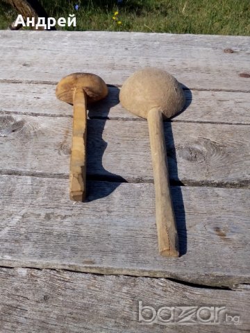 Старинна Дървена лъжица,лъжици, снимка 5 - Антикварни и старинни предмети - 16689709