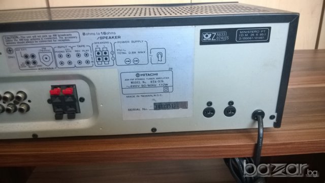 hitachi hta-d30-stereo receiver-нов внос от франция, снимка 14 - Ресийвъри, усилватели, смесителни пултове - 7381317