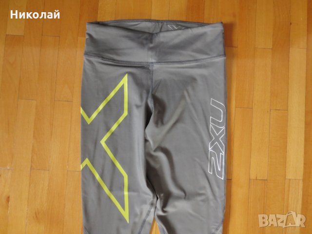 2xu mid rise compression tights W slate-lime, снимка 11 - Клинове - 24426276