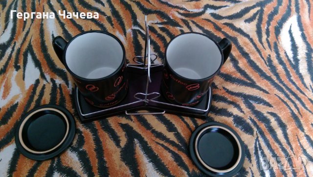 Комплект за кафе, снимка 2 - Чаши - 23798989