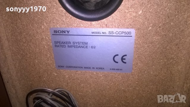 sony ss-ccp500-made in korea-2бр-внос англия-25х24х15см, снимка 14 - Тонколони - 22001828
