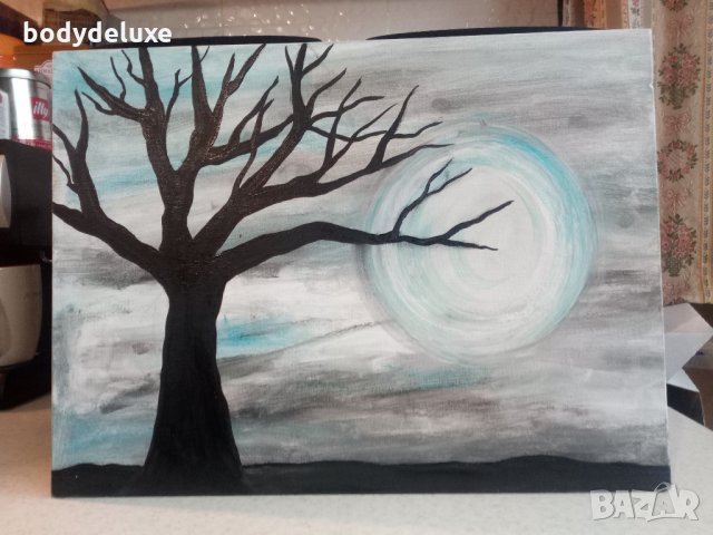 зимно утро картина