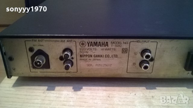 yamaha t-520 stereo tuner-made in japan-swiss, снимка 16 - Ресийвъри, усилватели, смесителни пултове - 24318453