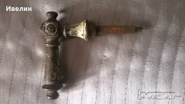 пет стари бронзови дръжки за врата, снимка 3 - Антикварни и старинни предмети - 20863011