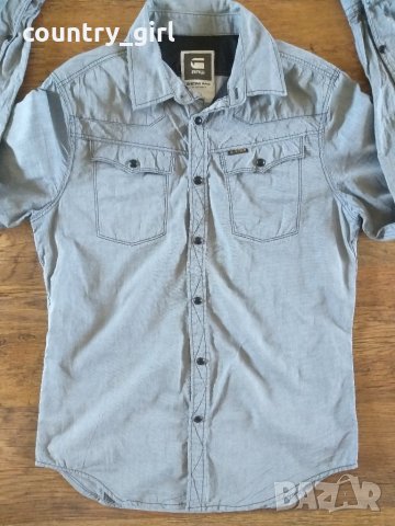 g-star tailor shirt - страхотна мъжка риза КАТО НОВА, снимка 4 - Ризи - 26183841