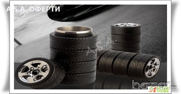 Страхотна термо чаша-термос във формата на автомобилни гуми, снимка 2 - Чаши - 8327211