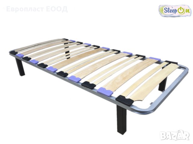 Подматрачна рамка ЕВРО ЛУКС с дървени крака  , снимка 6 - Спални и легла - 15813966