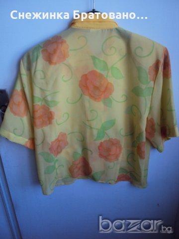 Дамска копринена риза, снимка 2 - Ризи - 18377199