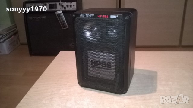 100watt hifi 888-mettal-тонколона-1бр-внос швеицария, снимка 4 - Тонколони - 24235308