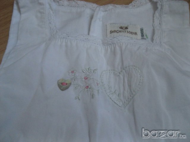  ♥๑۩۞۩๑♥ Нова бяла рокличка за лятото ♥๑۩۞۩๑♥, снимка 2 - Бебешки рокли - 7003456