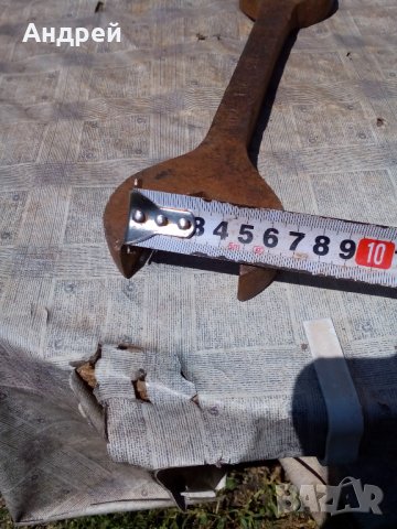 Старинен гаечен ключ #4, снимка 5 - Антикварни и старинни предмети - 22701422