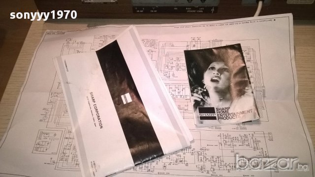 Sharp sg-220e made in japan-ретро/колекция-за ремонт-внос швеицария, снимка 12 - Ресийвъри, усилватели, смесителни пултове - 15512861