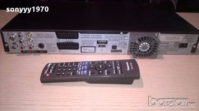 Panasonic dmr eh-59 hdd/dvd/hdmi/usb-recorder+remote-внос швеицария, снимка 3 - Ресийвъри, усилватели, смесителни пултове - 13265515