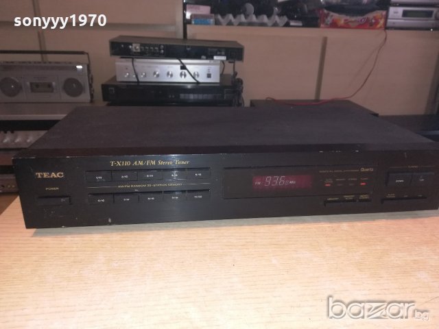 teac t-x110 tuner-внос англия, снимка 7 - Ресийвъри, усилватели, смесителни пултове - 20763943