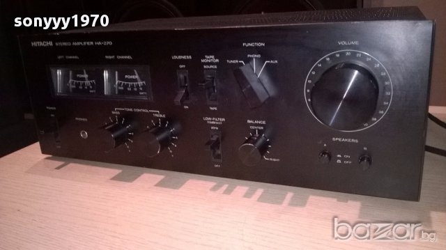 Hitachi ha-270 amplifier-made in japan-внос швеицария, снимка 7 - Ресийвъри, усилватели, смесителни пултове - 15259334