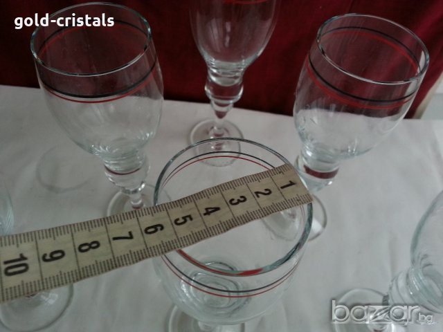  чаши за вино калиево кристално стъкло , снимка 7 - Антикварни и старинни предмети - 20616767