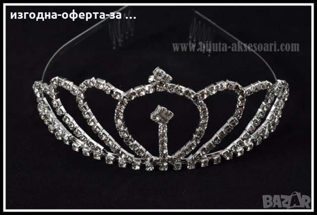 Луксозна корона-модел 4, снимка 1 - Аксесоари за коса - 24956977