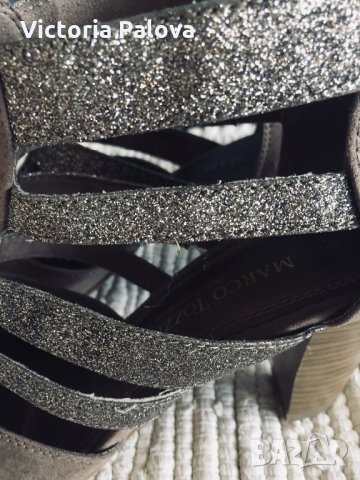 Красиви сандали MARCO TOZZI 🇮🇹 , снимка 7 - Дамски обувки на ток - 22586575