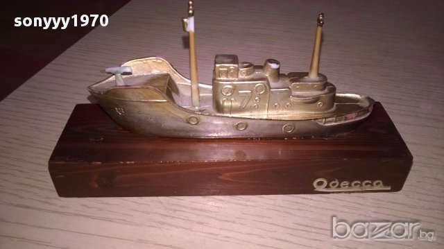 Одеса-китобоец-13х7х4см, снимка 4 - Антикварни и старинни предмети - 17855542