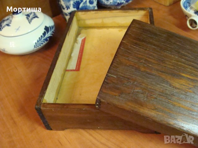 Дървена ръчно изработена кутия за бижута , снимка 4 - Декорация за дома - 24066955