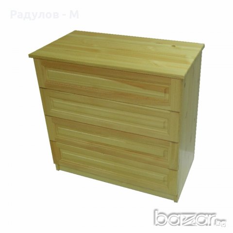 Наличен или поръчка - Скрин с четири чекмеджета чам, снимка 2 - Скринове - 19086260