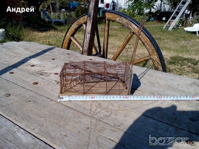 Старинен капан за мишки, снимка 3 - Антикварни и старинни предмети - 16485198