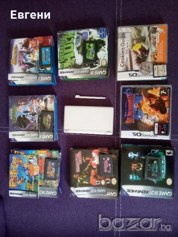 Nintendo DS lite конзола,зарядно,8 игри,аксесоари,лот , снимка 3 - Nintendo конзоли - 21470602