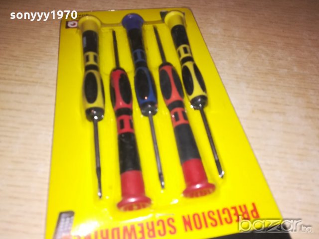 отвертки 5бр-часовникарски/gsm-за финни техники, снимка 11 - Отвертки - 20806325