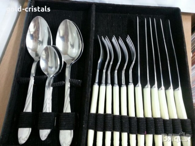 Руски прибори за хранене в кутия, снимка 7 - Антикварни и старинни предмети - 22151427