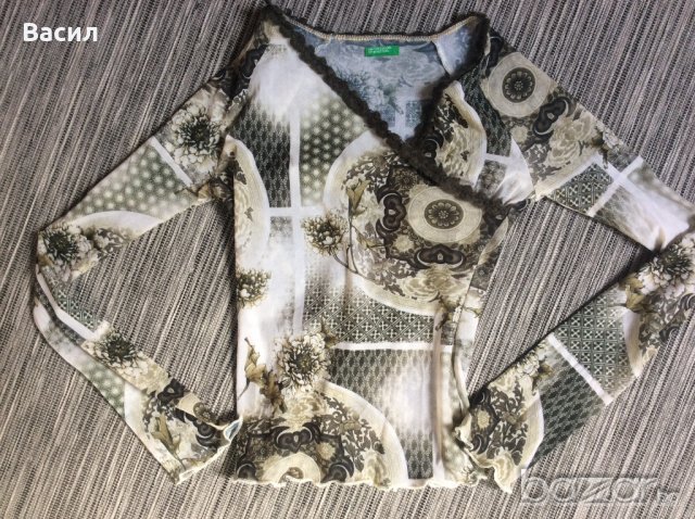 Блуза Бенетон, снимка 3 - Блузи с дълъг ръкав и пуловери - 21072254