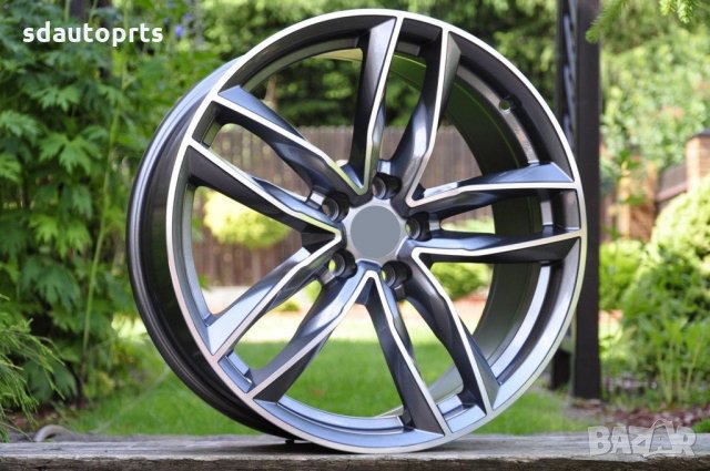 18" RS Ал. Джанти Ауди 5X112 AUDI A4 b8 b9 A5 A6 A7 A8 Q3 Q5 Q7 II, снимка 2 - Гуми и джанти - 25894507