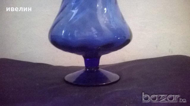 стъклена ваза, снимка 2 - Вази - 19988057