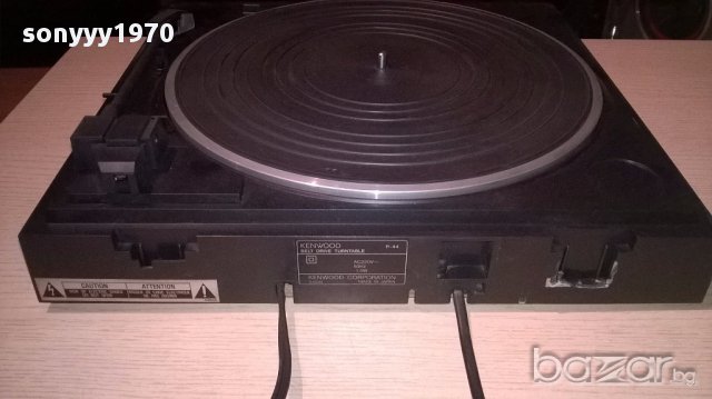 Kenwood p-44 belt drive turnable-made in japan-внос швеицария, снимка 8 - Ресийвъри, усилватели, смесителни пултове - 13072231