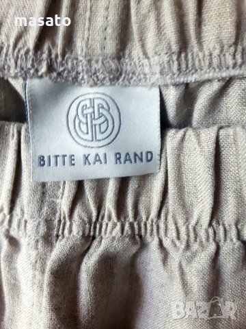 BITTE KAI RAND - бежова ленена пола, снимка 3 - Поли - 21718505