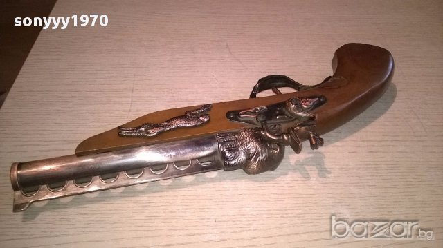 АНТИКА-Пищов-запалка-ретро колекция-40х15см-внос швеицария, снимка 3 - Антикварни и старинни предмети - 18136968